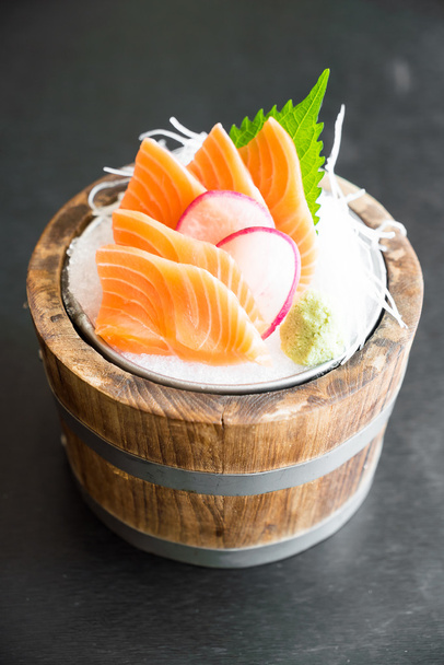 Сашими из свежего лосося
 - Фото, изображение