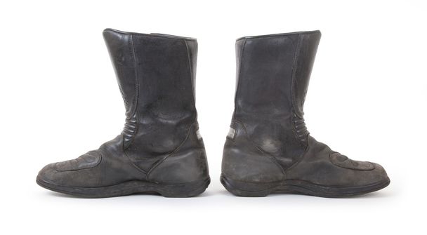 Old motorcycle boots - Photo, image