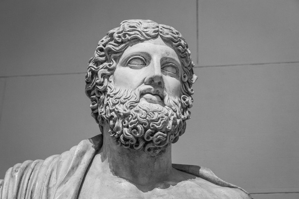 The ancient marble portrait bust - Fotoğraf, Görsel