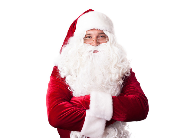 Retrato de Papai Noel feliz
 - Foto, Imagem