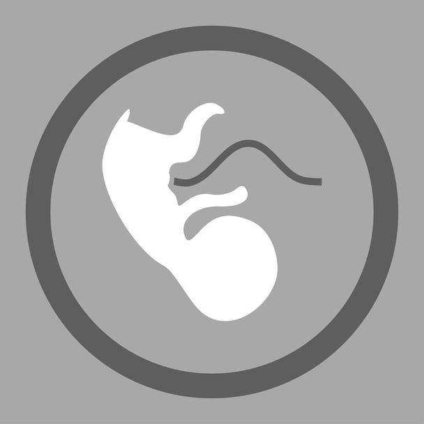 Primacy Embryo Circled Vector Icon - Вектор, зображення