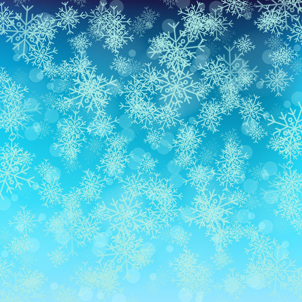 クリスマス雪背景 - ベクター画像