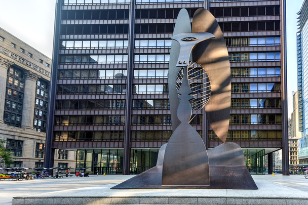 Picasso Sculpture in Chicago  - Fotoğraf, Görsel