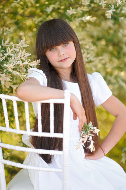 portrait of a beautiful fashion little girl - Fotografie, Obrázek