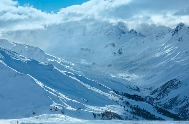 Silvretta Alpi vista invernale (Austria
).  - Foto, immagini