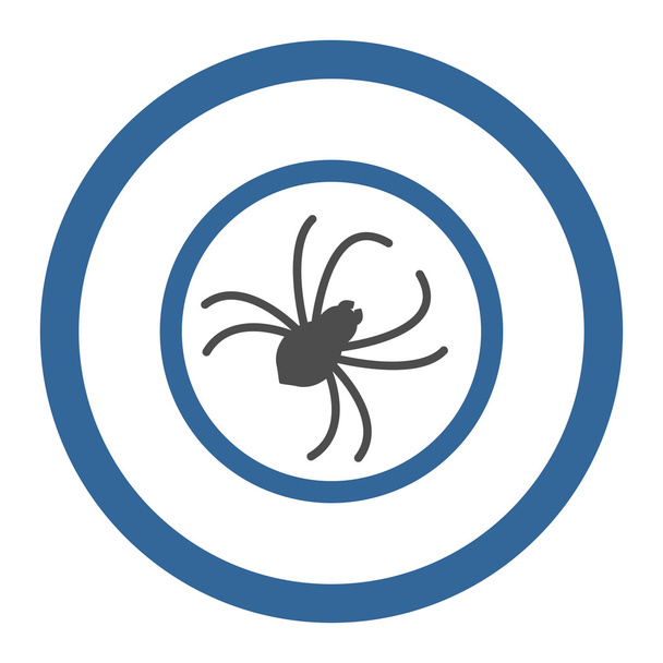 Spider Circled Vector Icon - Vector, Image