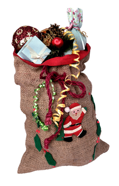 bolsa con regalos Santa Claus
 - Foto, imagen