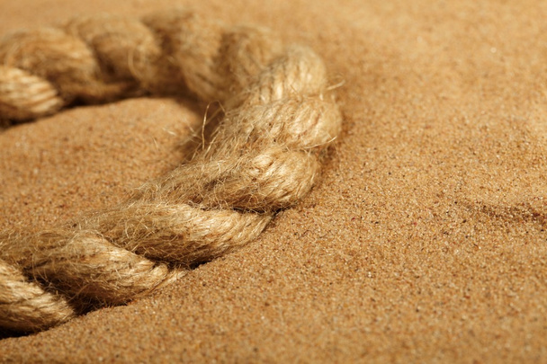 arena y cuerda
 - Foto, imagen