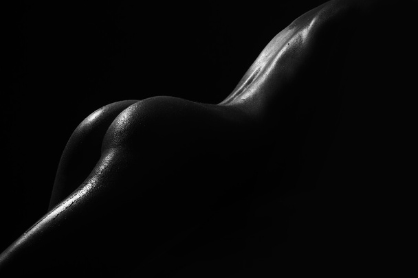 Naked lying woman - Фото, зображення