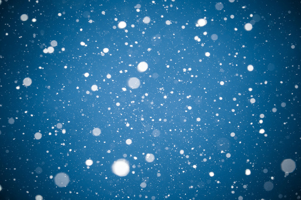 Falling Snow Background - Foto, afbeelding