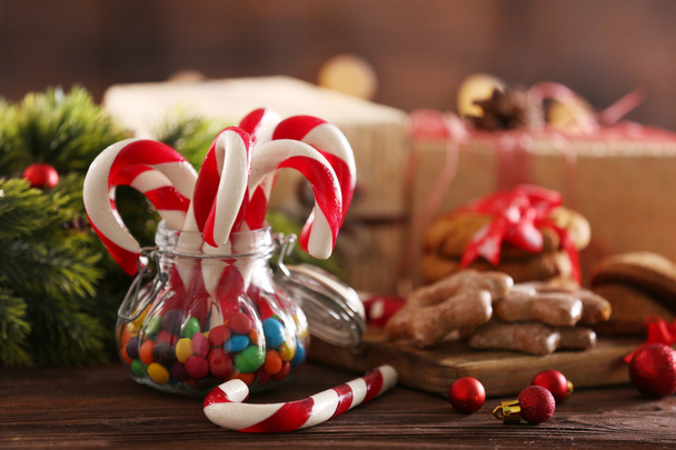 Christmas Candy Canes - Фото, изображение
