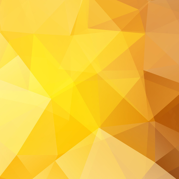 abstract background consisting of yellow, brown triangles, vecto - Vector, Image