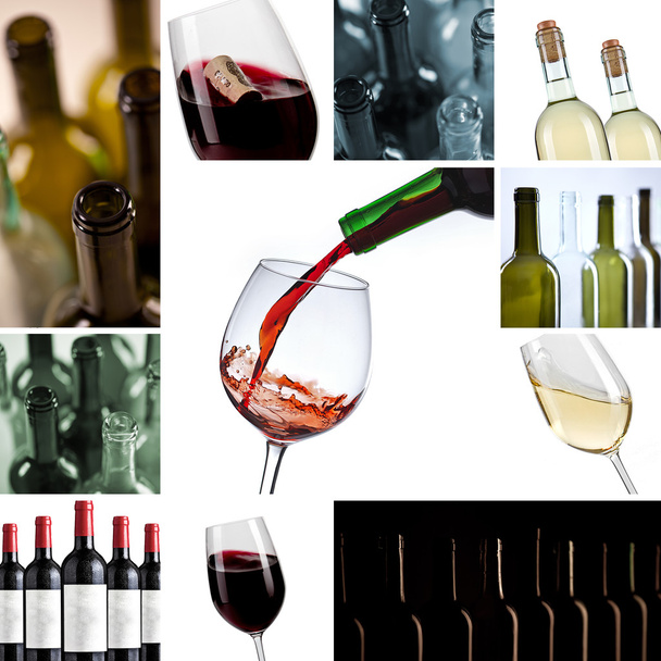 collage de vino
 - Foto, imagen