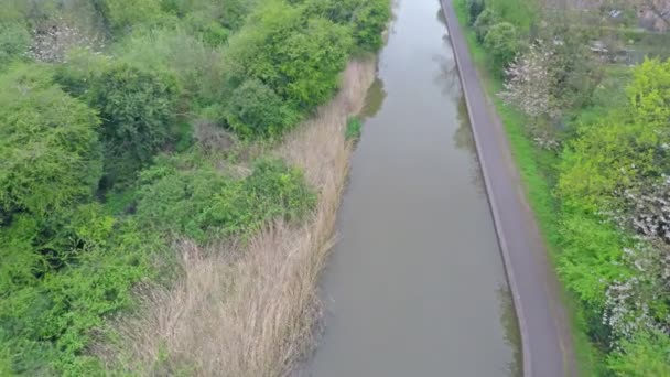 Canal and Towpath. - Footage, Video