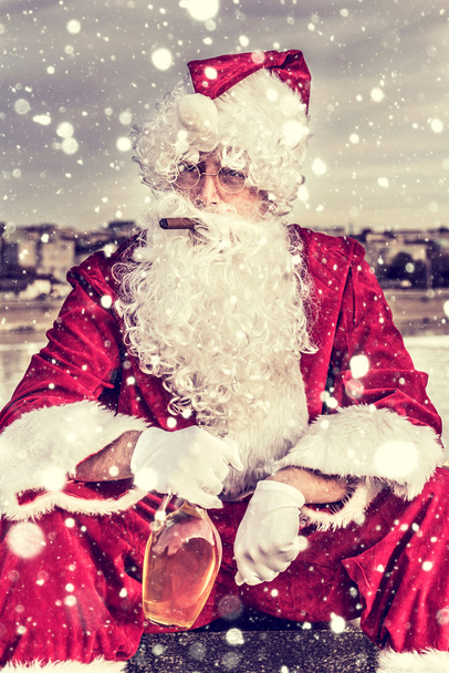 Sad Santa Claus - Foto, afbeelding