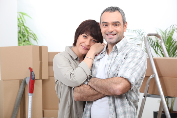 Couple moving house - 写真・画像