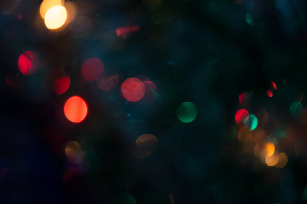 Colorful blurred image of Christmas decoration - Zdjęcie, obraz