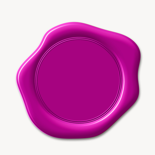 Roze lakzegel - Foto, afbeelding
