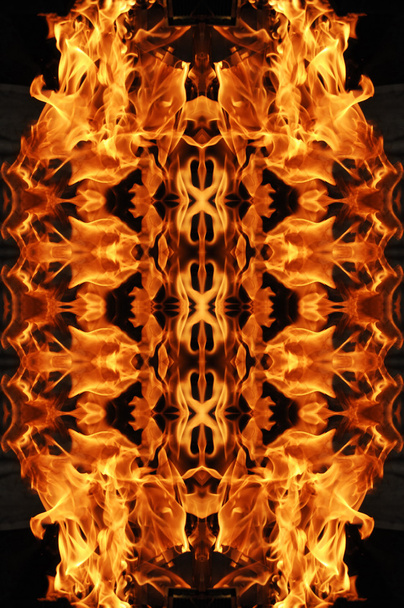 Fire Digital art background - Photo, Image