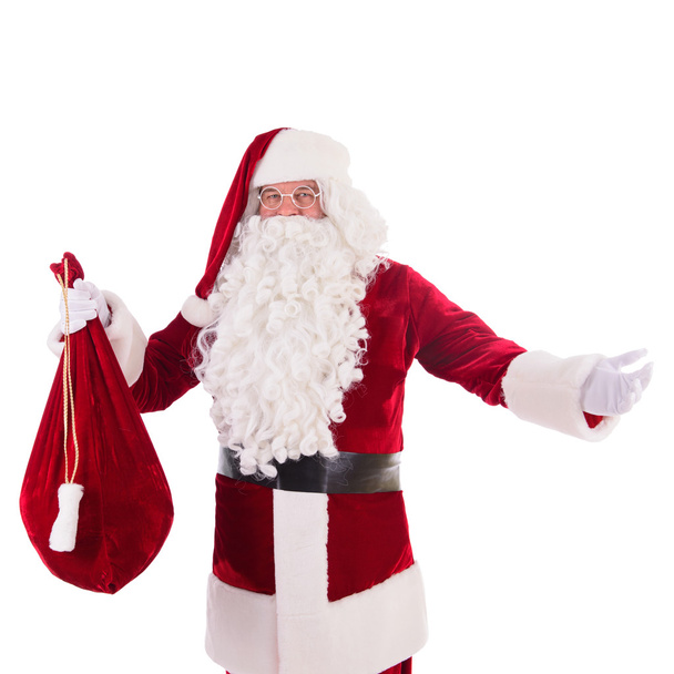 Santa Claus with big bag - Фото, зображення
