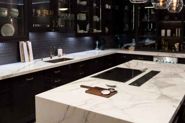 Luxus márvány tető konyha - Fotó, kép