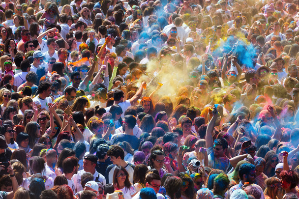 Festival de los colores Holi in Barcelona - Zdjęcie, obraz
