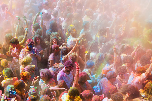 Festival de los colores Holi in Barcelona - Foto, Imagem