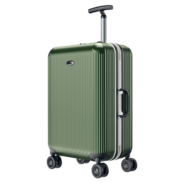 Green travel large luggage - 写真・画像