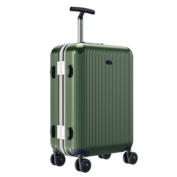 Big green luggage - Zdjęcie, obraz