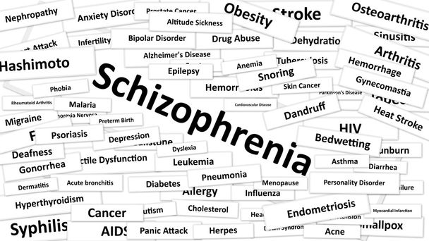 eine Krankheit namens Schizophrenie - Foto, Bild