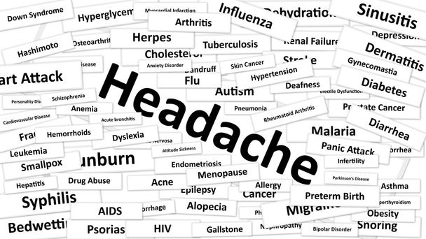 Une maladie appelée maux de tête
 - Photo, image