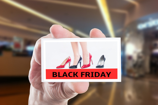Black Friday for business women shoes - Photo, Image