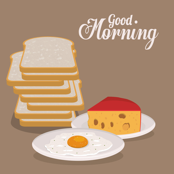 Buongiorno colazione design
 - Vettoriali, immagini