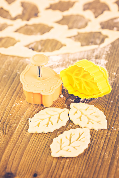 Plätzchenstempel für Kürbiskuchen - Foto, Bild
