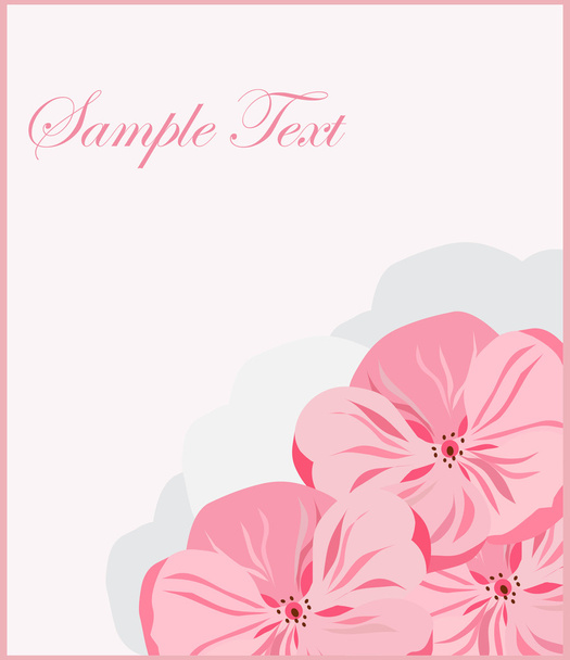 Flower, spring, blossom, pink - Vector, imagen