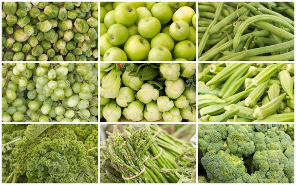 Collage di frutta e verdura
 - Foto, immagini