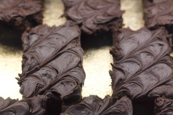 Brownies Platte aus nächster Nähe - Foto, Bild