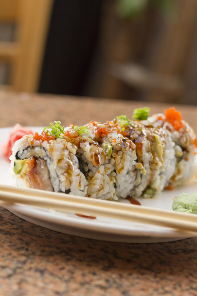 Sushi Philadelphia tekercs - Fotó, kép