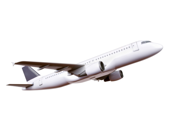 modello di aereo commerciale isolato su bianco - Foto, immagini