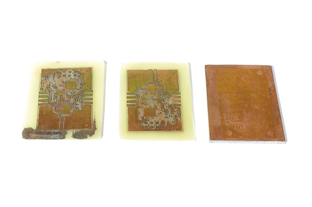 Spoilage of electronics printed circuit boards - Photo, Image