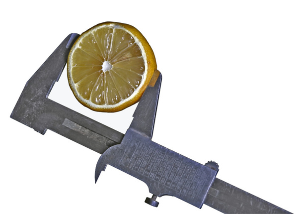 Лимон в вернье
 - Фото, изображение