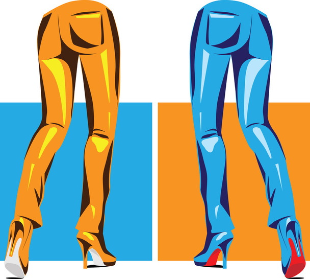 Sexy pants illustration - ベクター画像