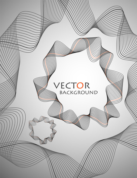 Line abstract vector background - Vektör, Görsel