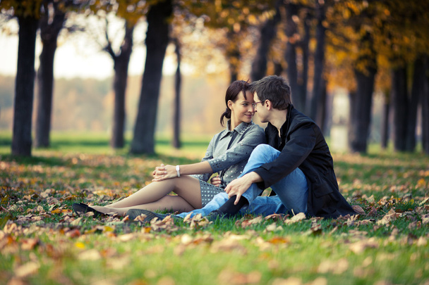 Couple in the park - Photo, Image