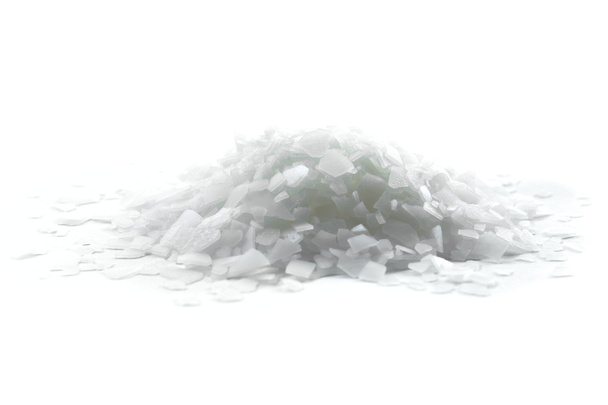 Magnesiumchlorid auf weiß - Foto, Bild