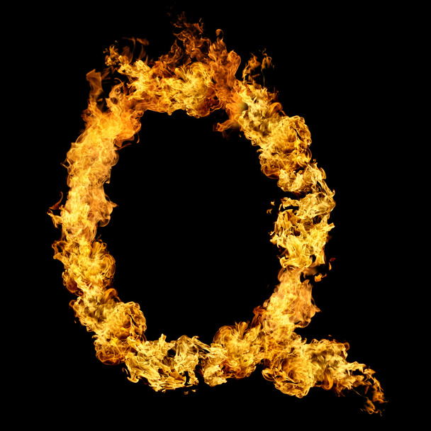 Burning alphabet - Фото, изображение