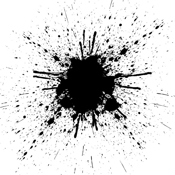 color abstracto, salpicadura de fondo de color negro. ilustración de
 - Vector, imagen