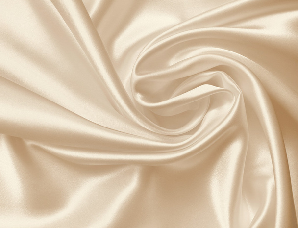 Smooth elegant golden silk as background. In Sepia toned - Foto, afbeelding