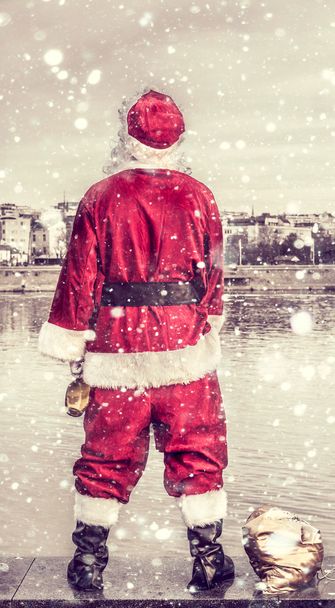 Rude Santa Claus - Photo, image