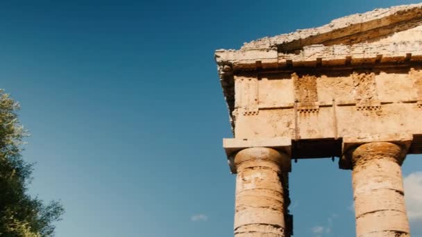 Segesta Kreikan temppeli Sisiliassa - Materiaali, video